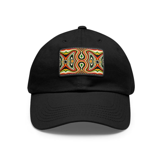 Shroomie Dad Hat with Leather Patch