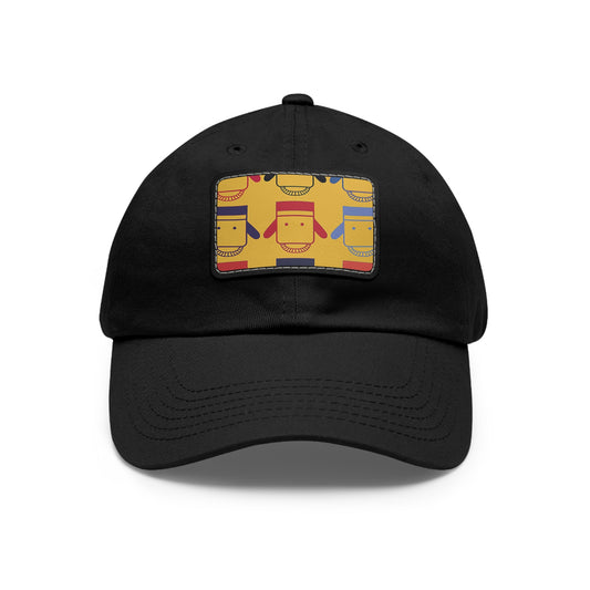 Baco Head Dad Hat with Leather Patch