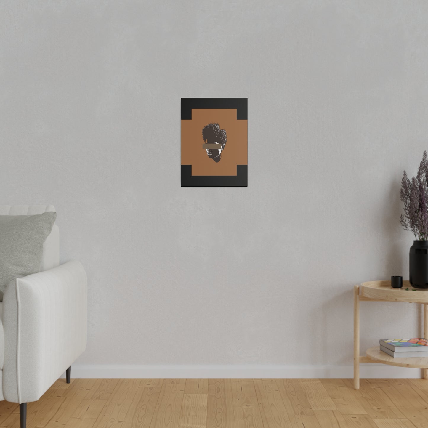 Brown Woman Canvas Art