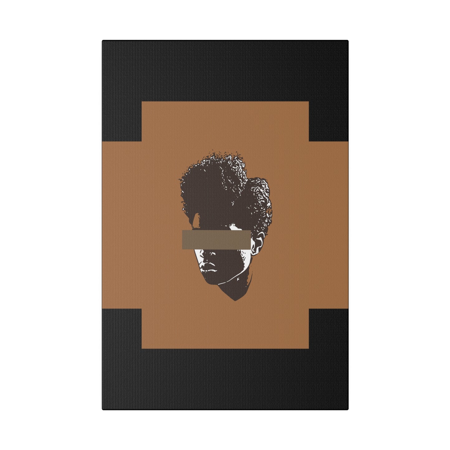 Brown Woman Canvas Art