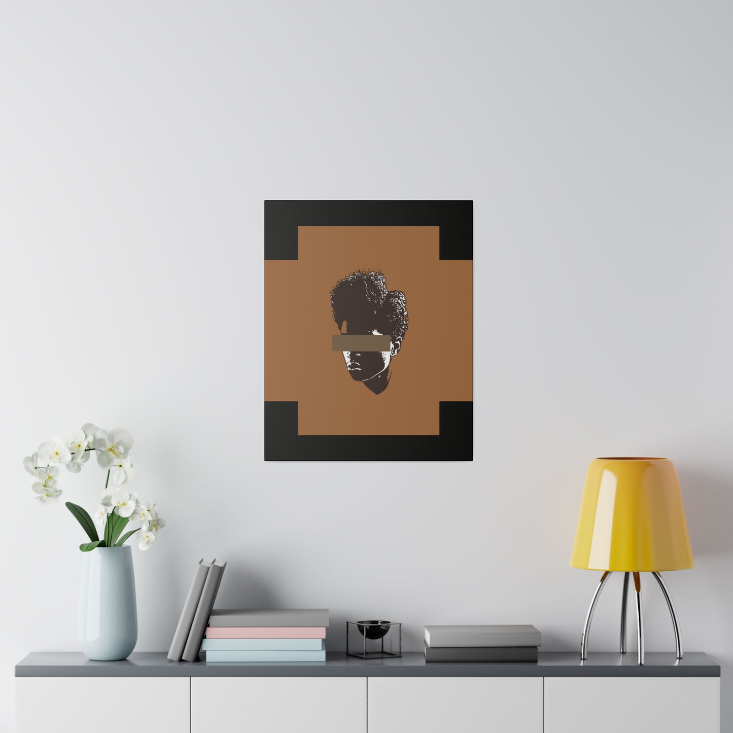 Brown Woman Canvas Art