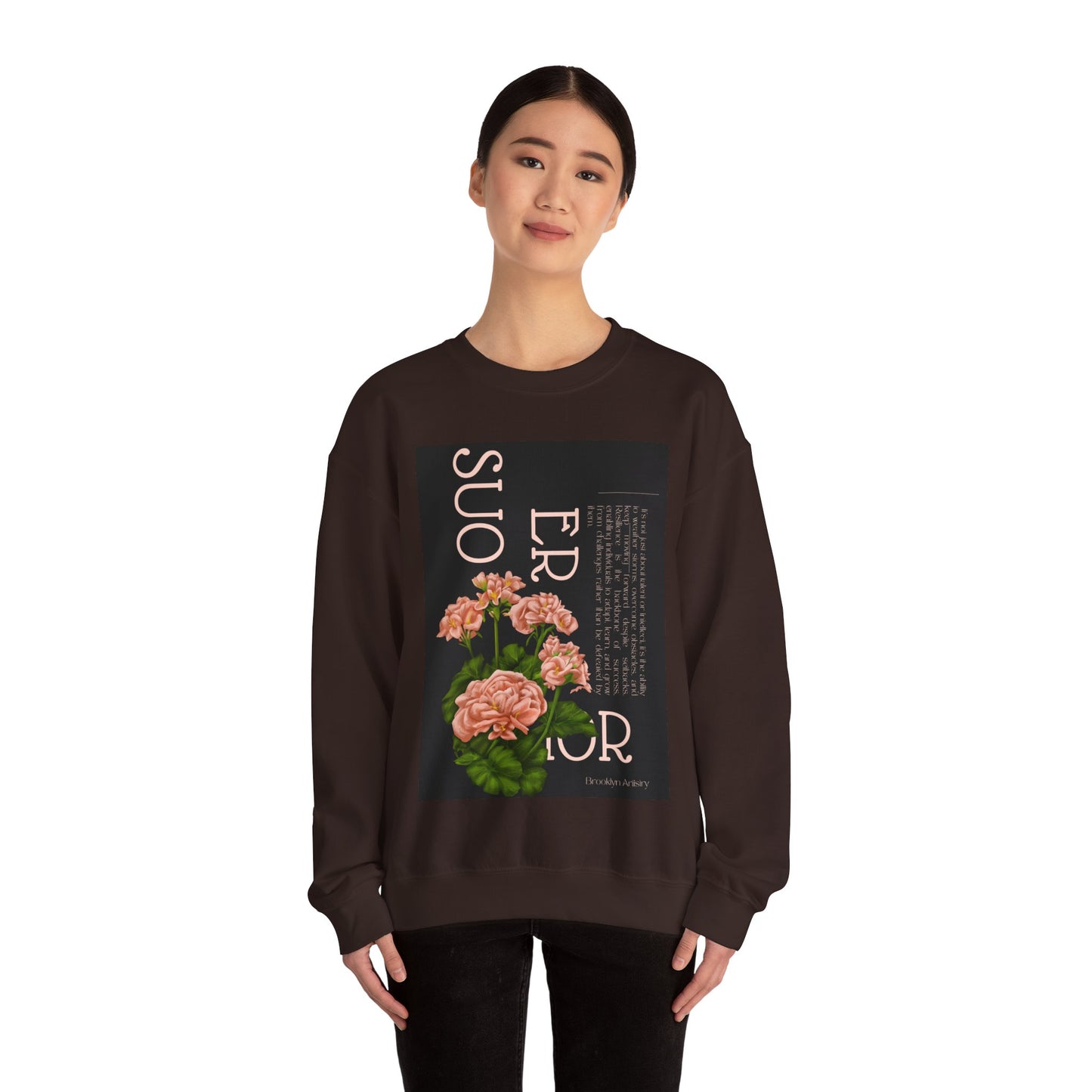 Gritty Florals Winter Superior Crewneck Sweatshirt