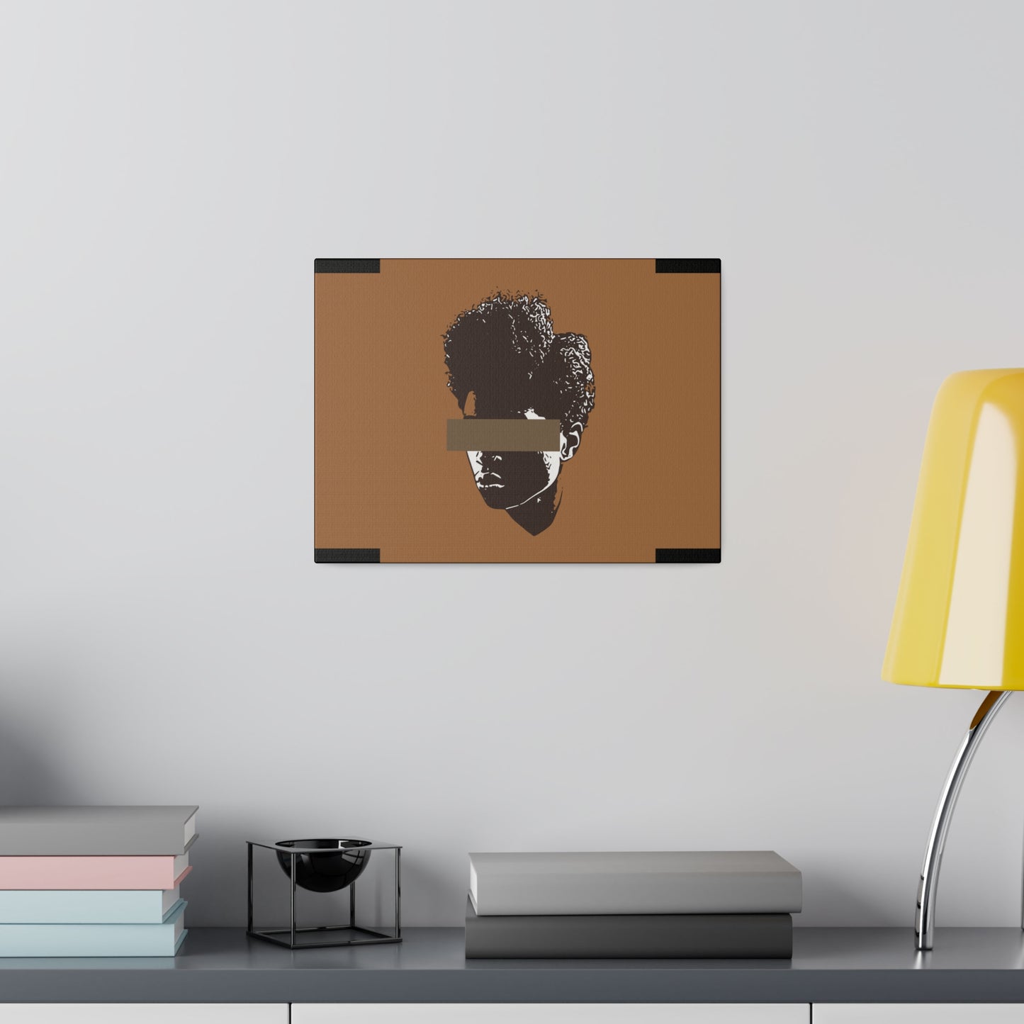 Brown Woman Canvas Art