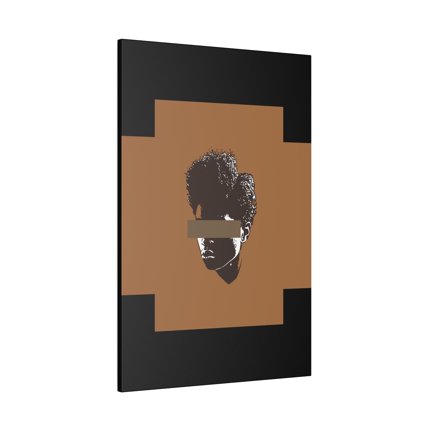 Brown Woman Canvas Art