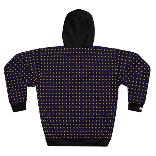 Polka Dot Hoodie - Blackish Blue