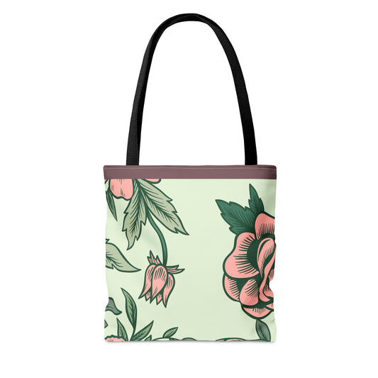 Light Floral Tote