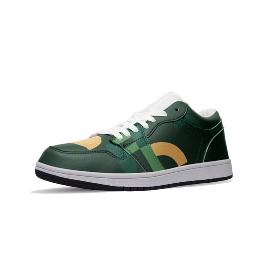 Coot Cat Low Top Leather Sneakers