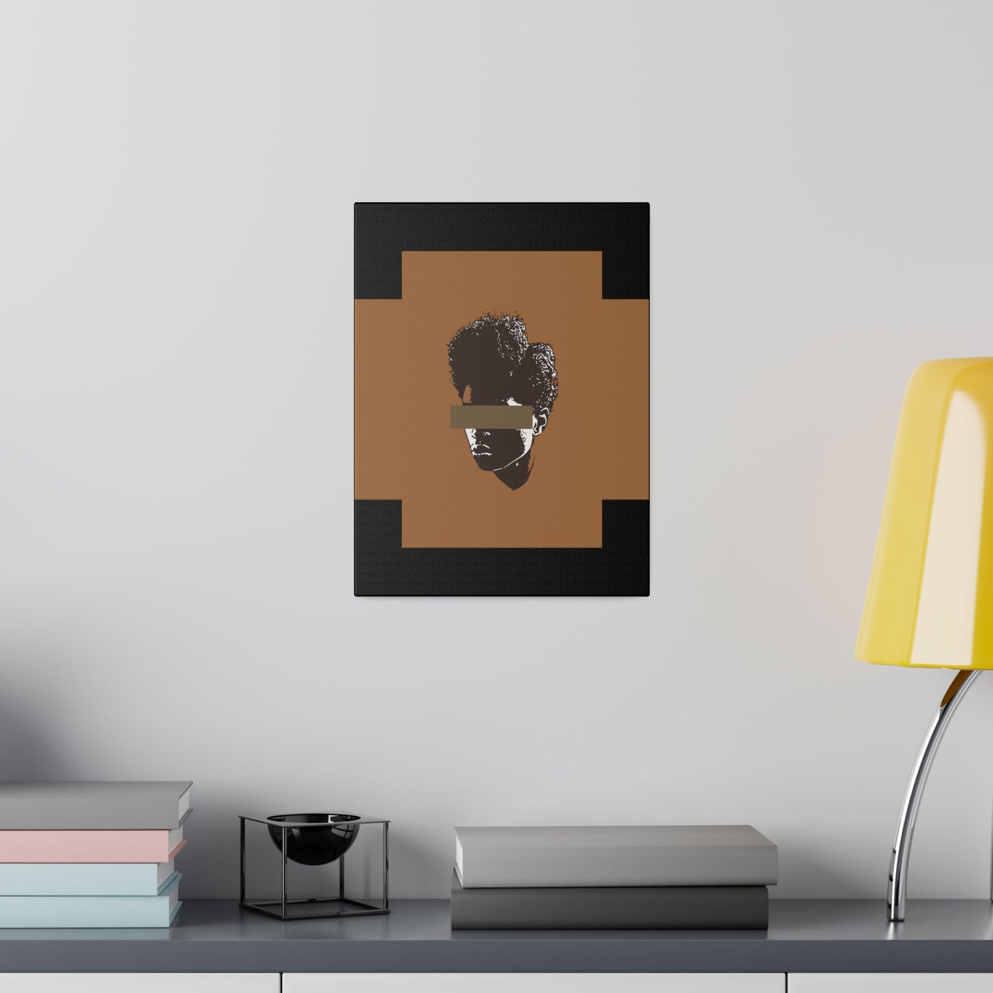 Brown Woman Canvas Art