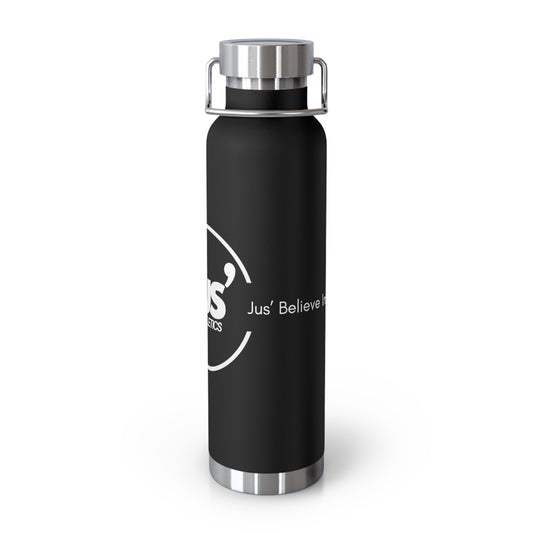 Jus' Believe Copper Vacuum Insulated Bottle, 22oz