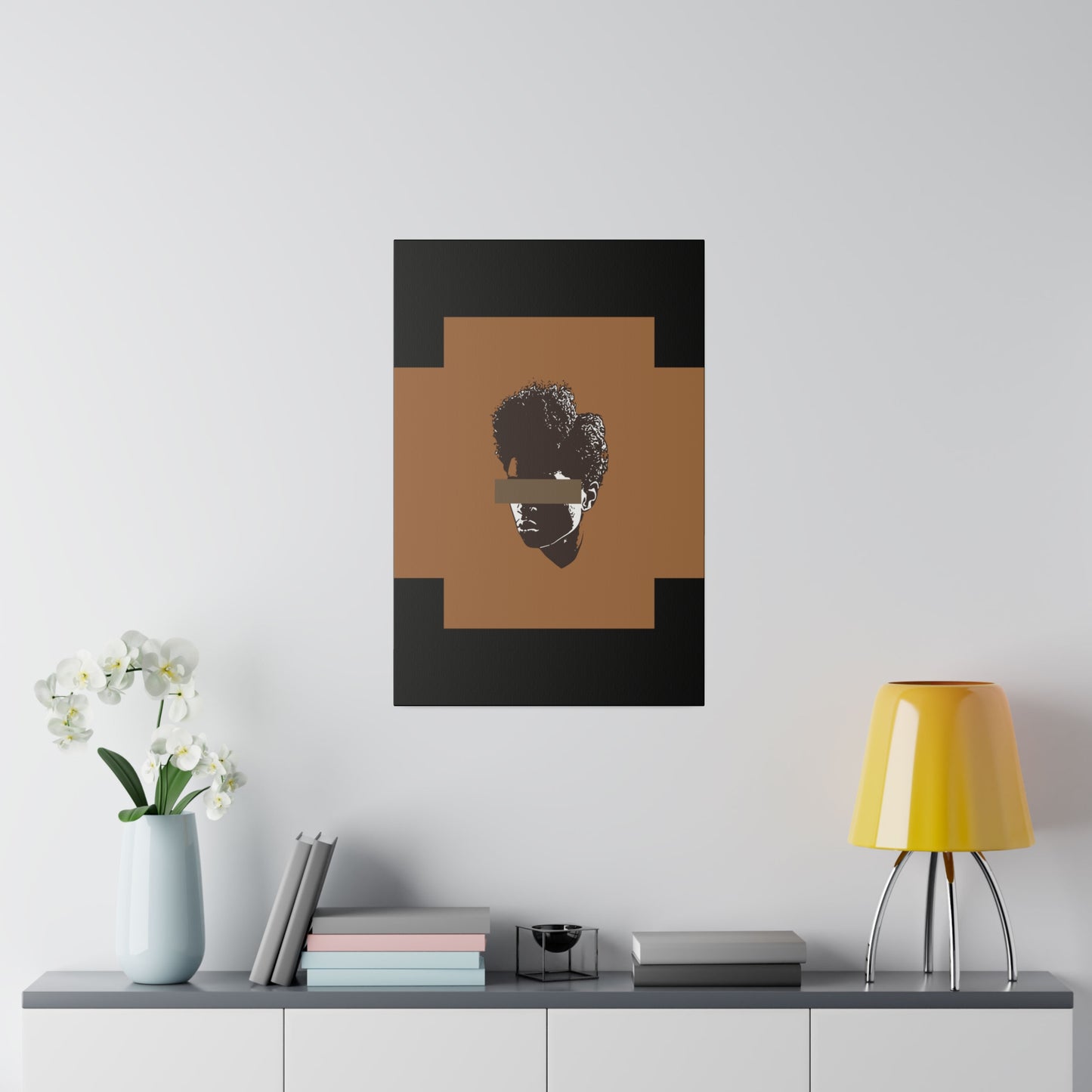 Brown Woman Canvas Art