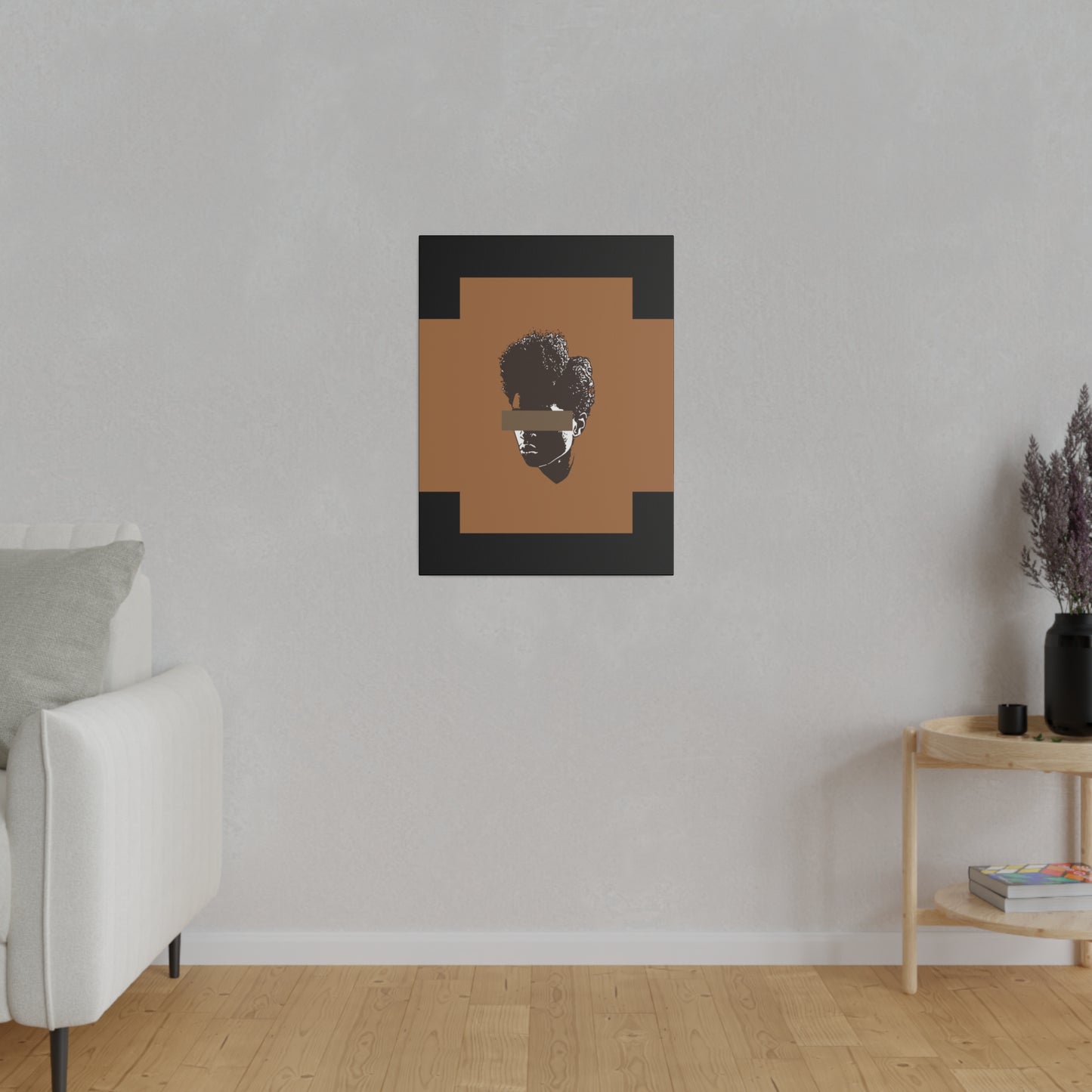 Brown Woman Canvas Art