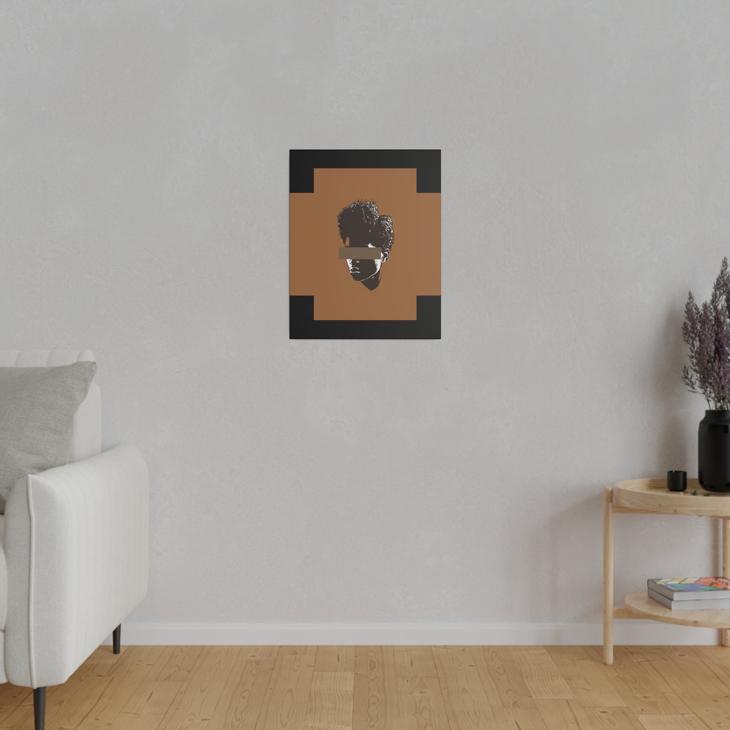 Brown Woman Canvas Art