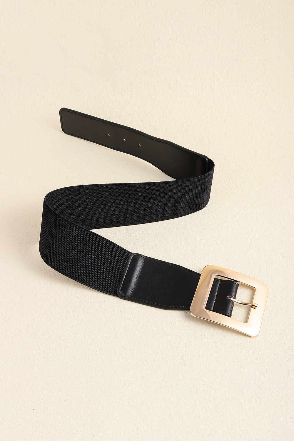 Stylish PU Belt with Statement Alloy Buckle