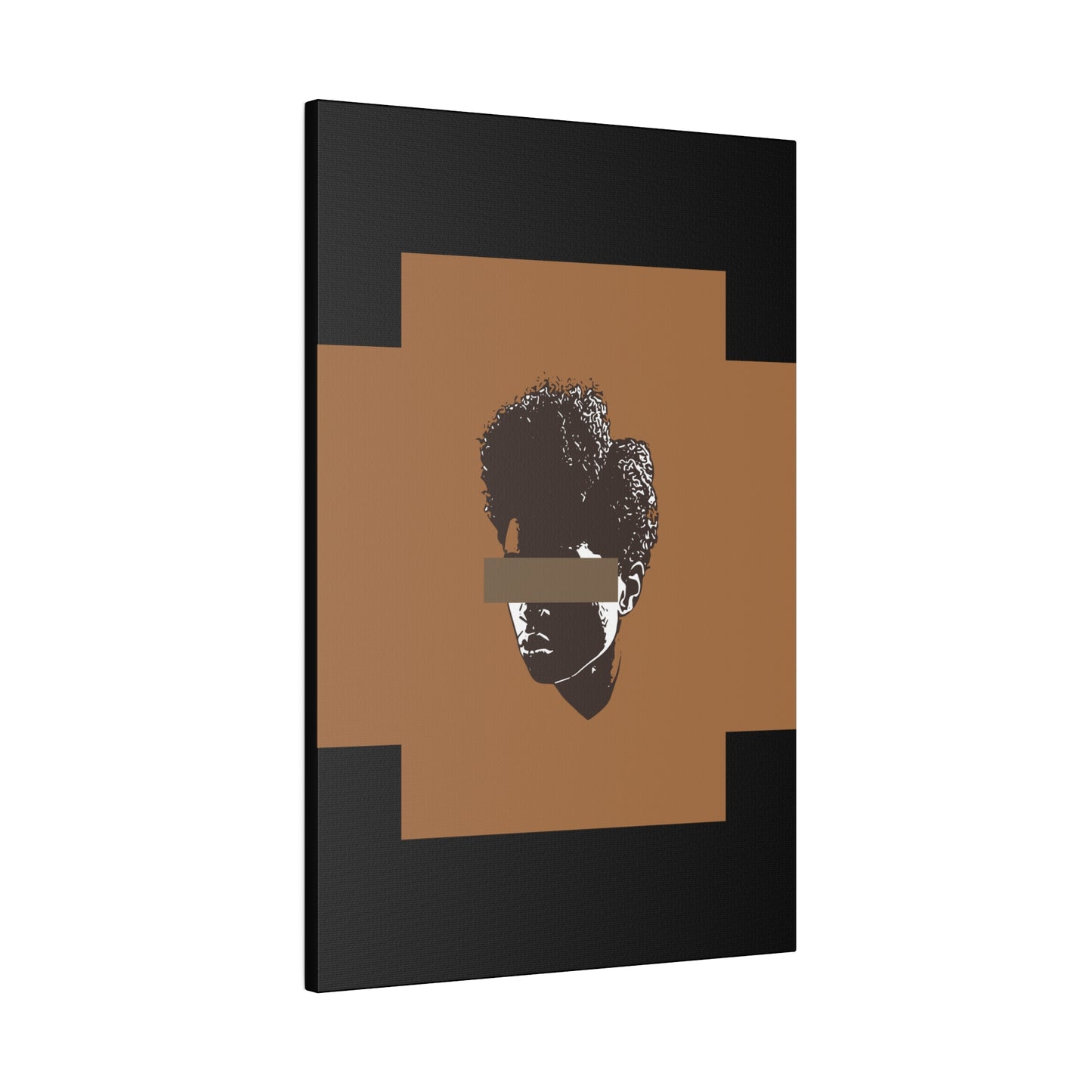 Brown Woman Canvas Art