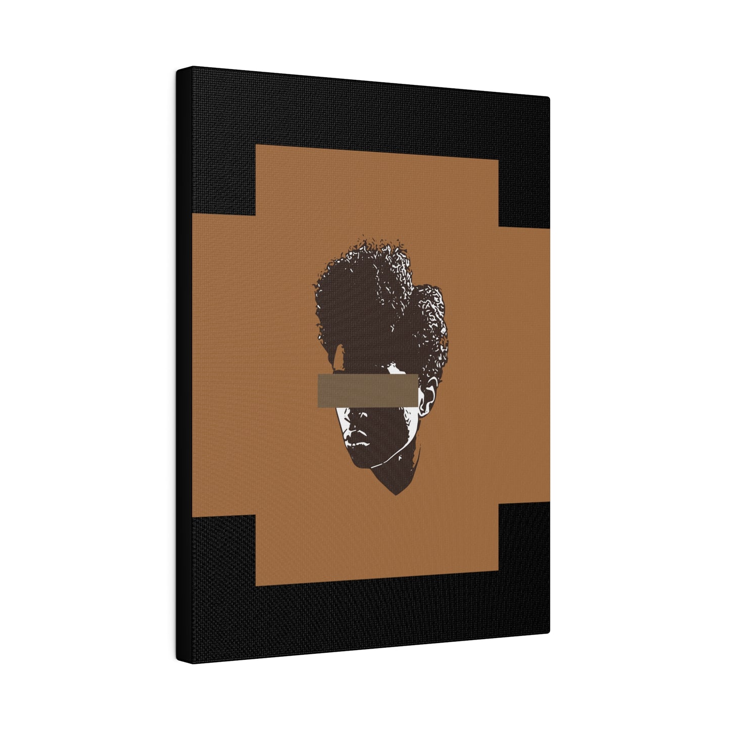 Brown Woman Canvas Art