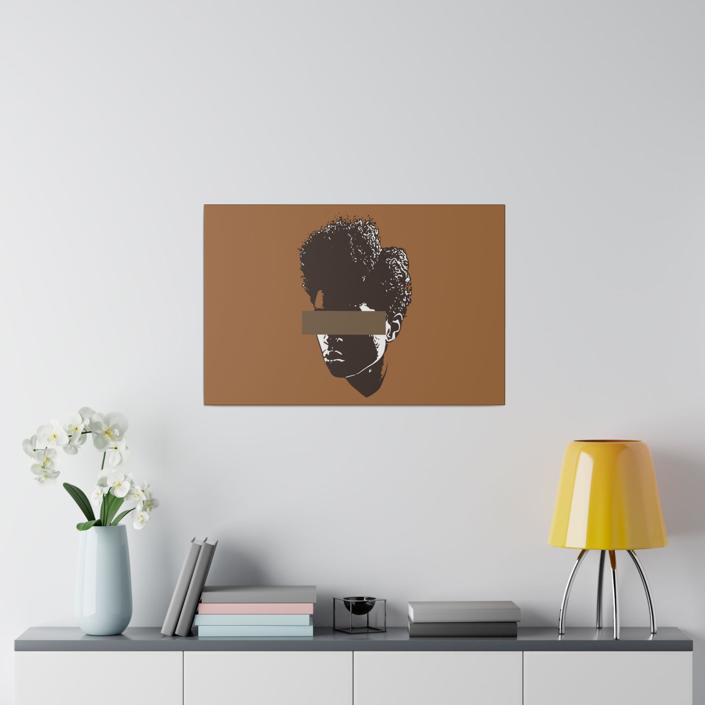 Brown Woman Canvas Art