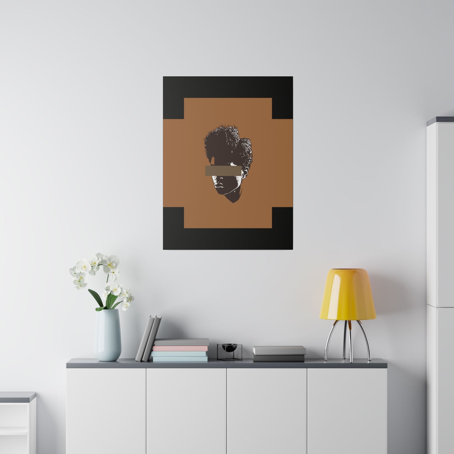 Brown Woman Canvas Art