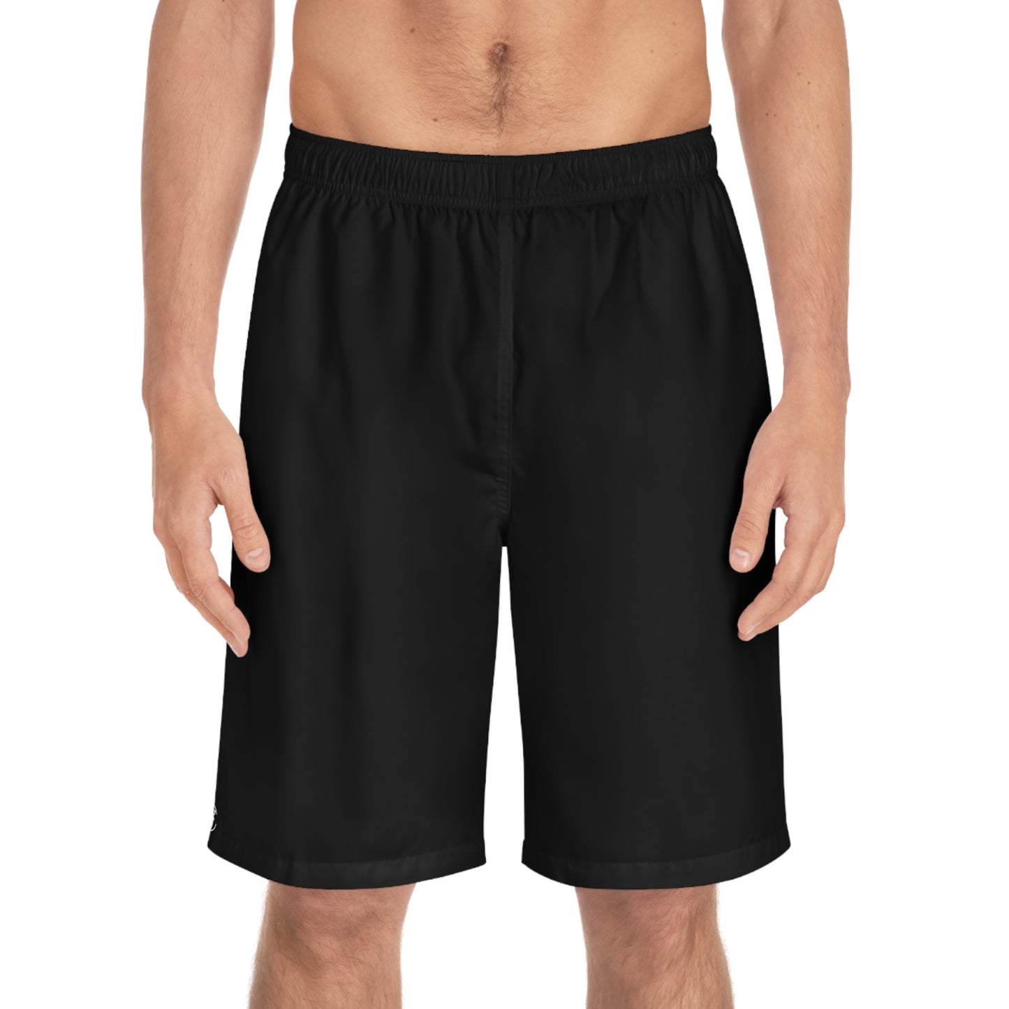 Jus' Athletics Men's Board Shorts With Polka Dot Pockets