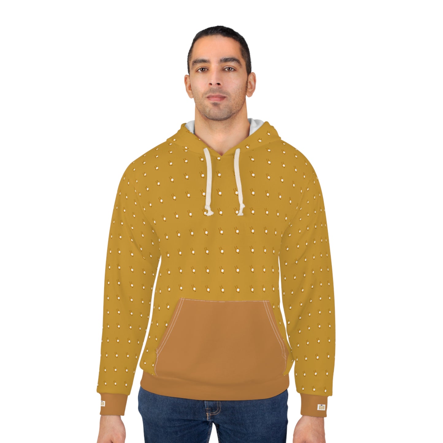 Polka Dot Hoodie - Yellow