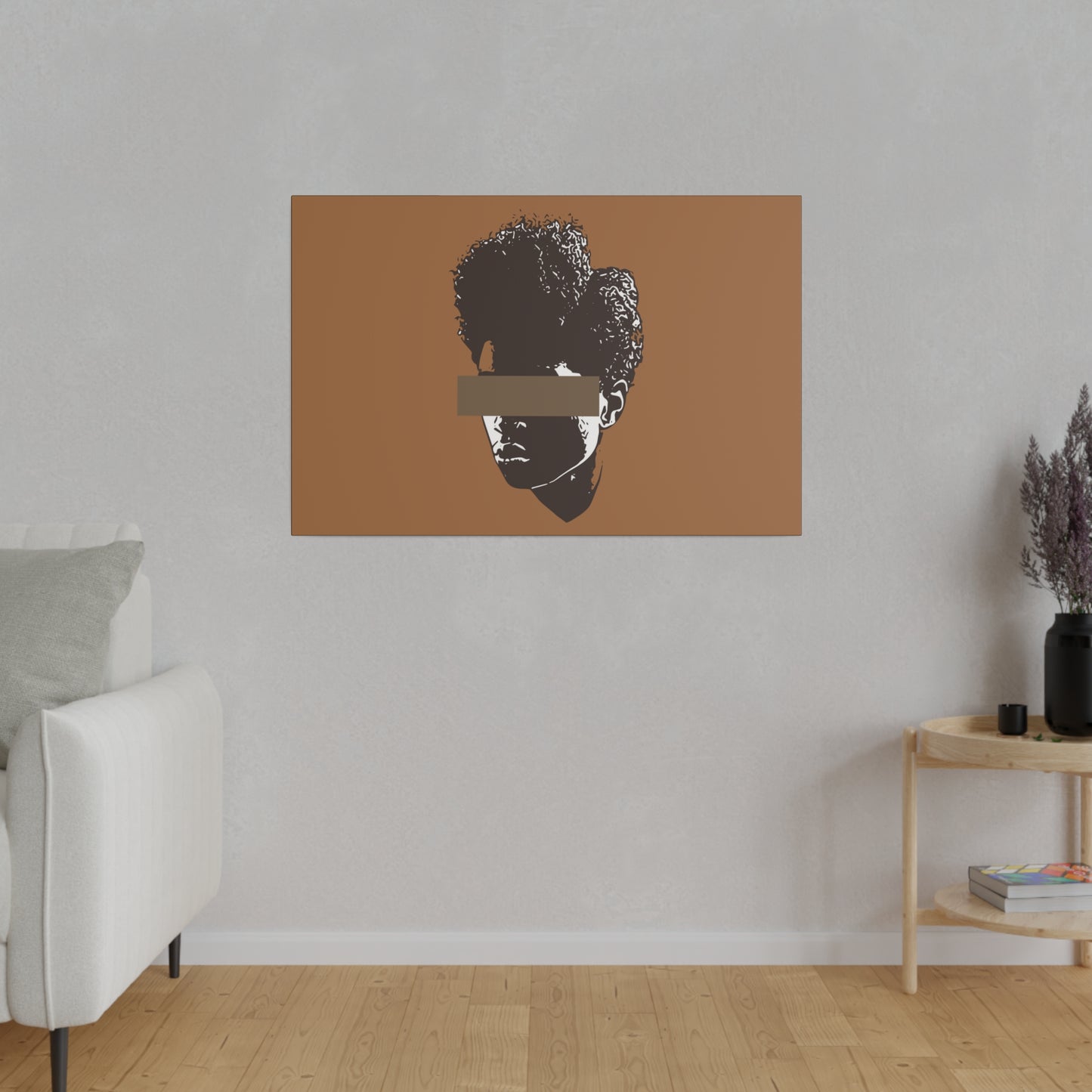 Brown Woman Canvas Art