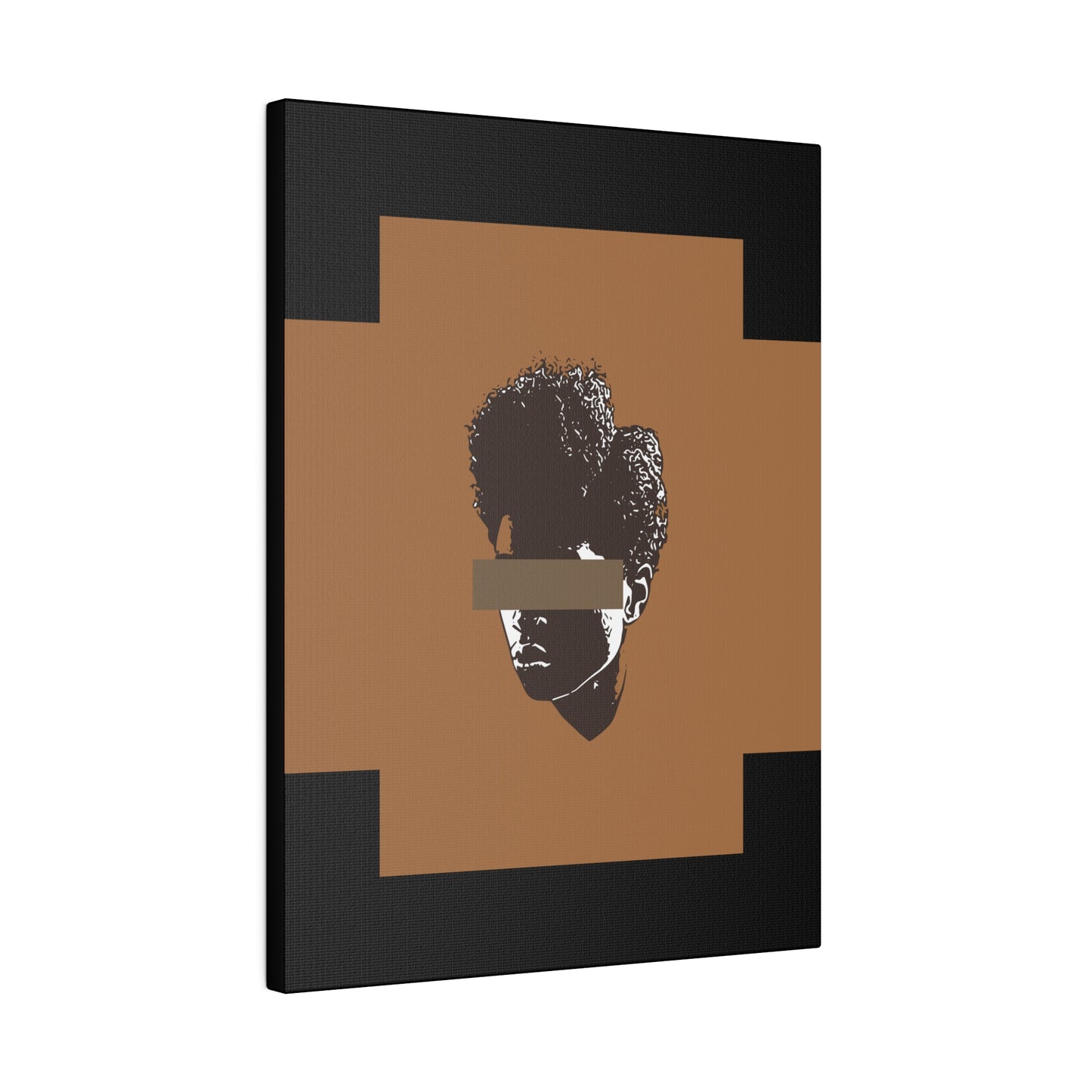 Brown Woman Canvas Art