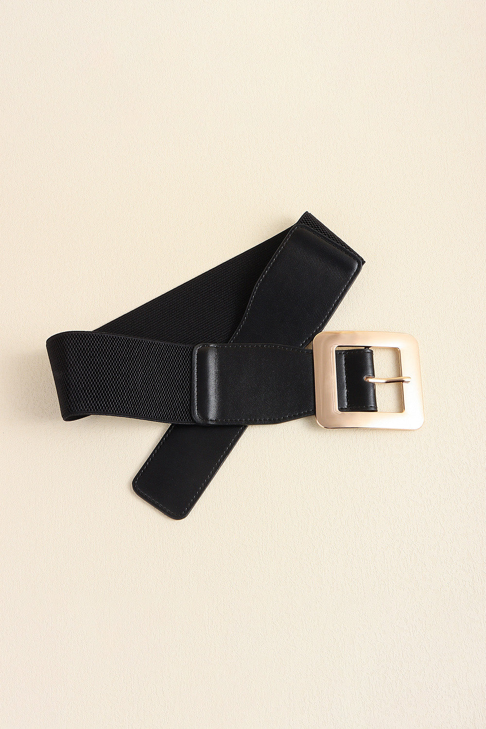 Stylish PU Belt with Statement Alloy Buckle