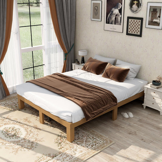 CityScape Slumber King Size Solid Wood Platform Bed