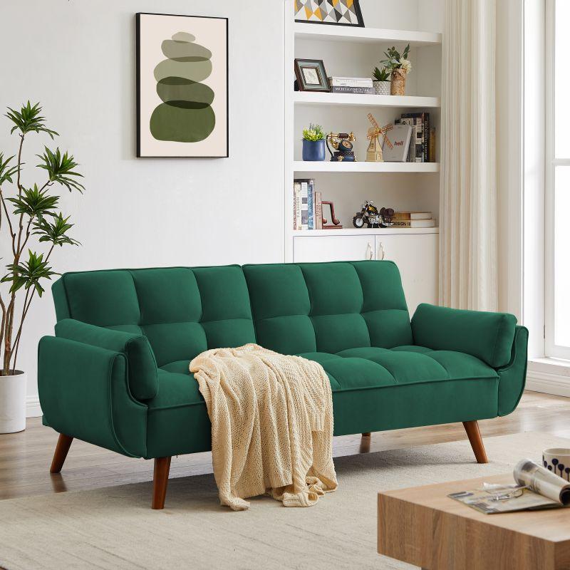FlexiGlam Adjustable Backrest Sofa - Emerald
