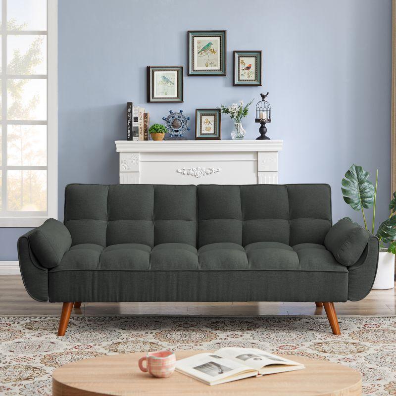 FlexiGlam Adjustable Backrest Sofa - Storm