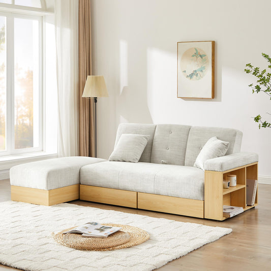 Cozy Haven Hub Sofa - Linen Grey