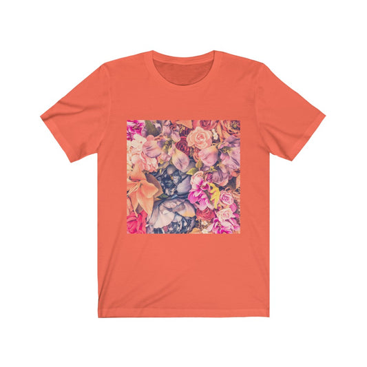 Deep Floral Short Sleeve Tee