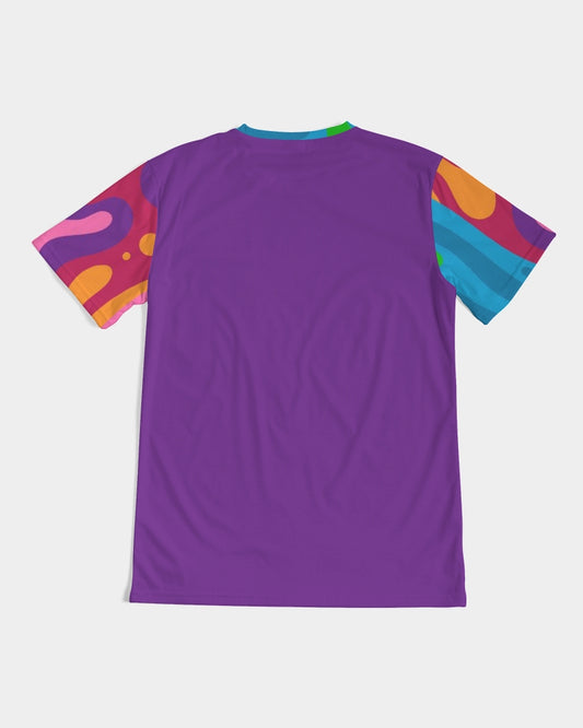 Purple Haze Short Sleeve Tee Shirts - With Moderate Stretch