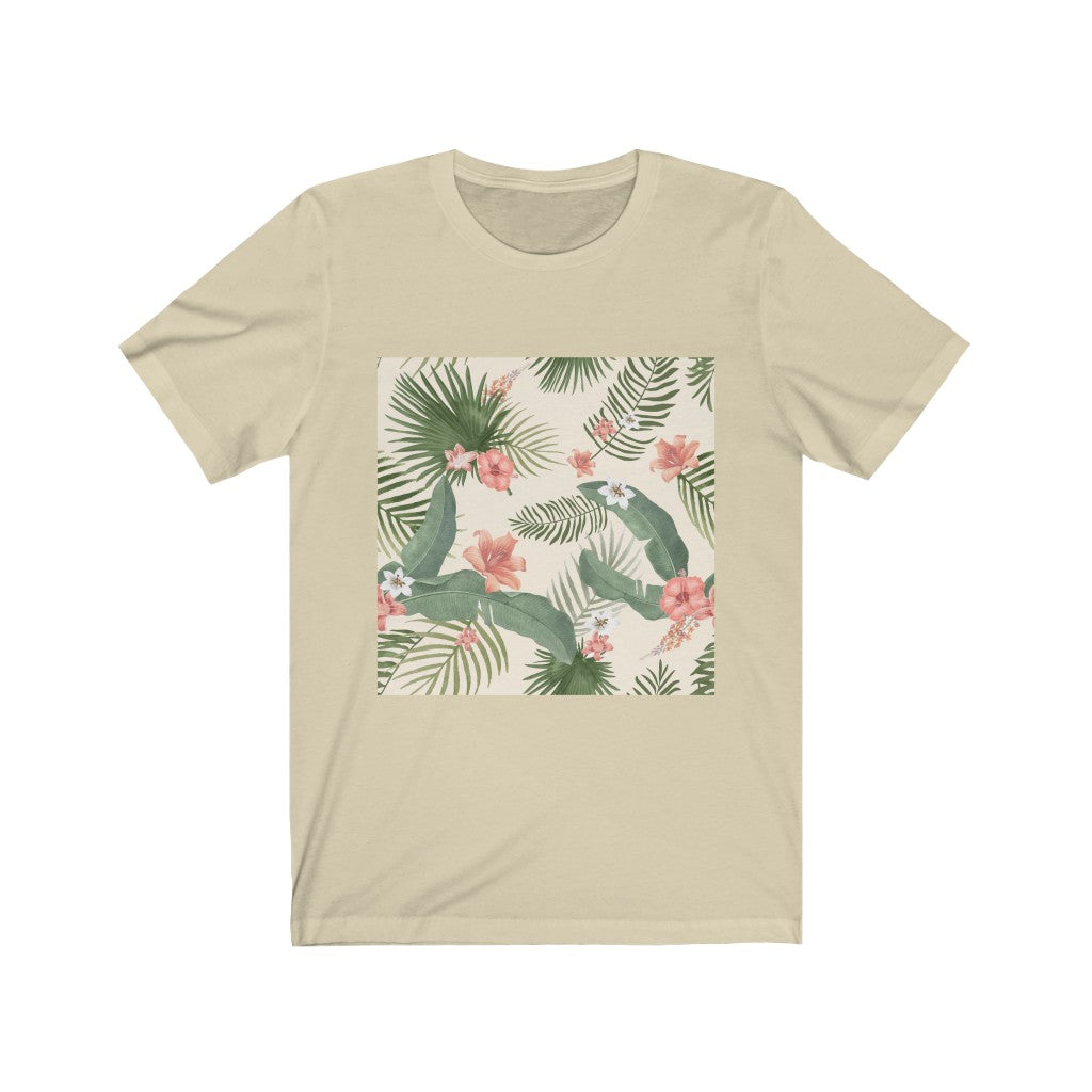Palm Floral Short Sleeve Tee
