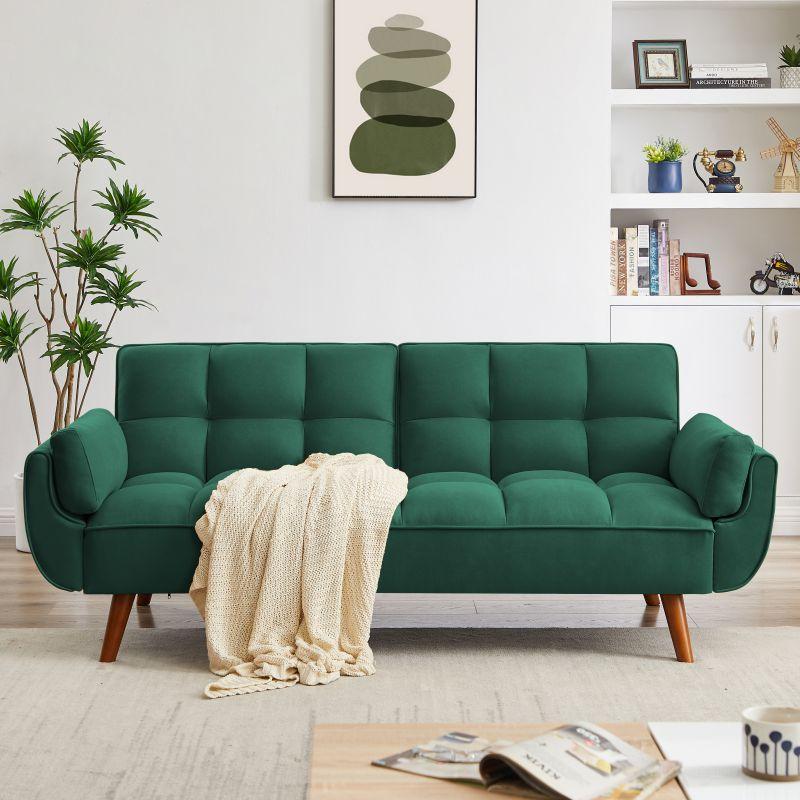 FlexiGlam Adjustable Backrest Sofa - Emerald