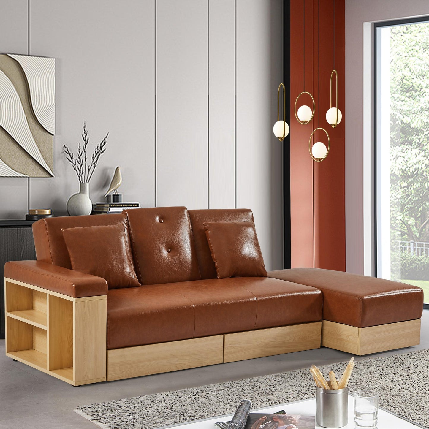 Cozy Haven Hub Sofa - Sienna