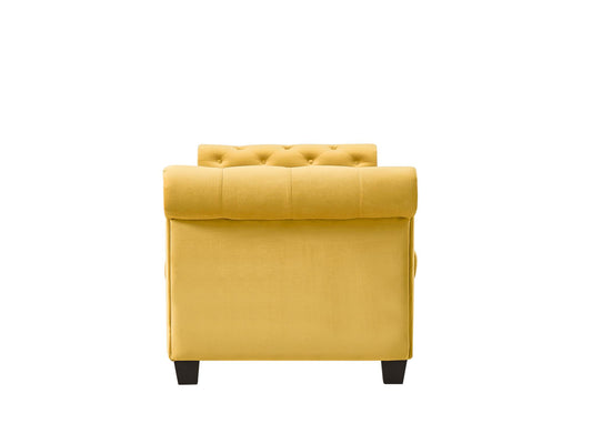 Tranquility Stretch Grand Chaise - Canary