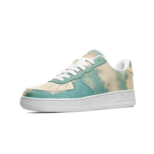 In The Clouds Unisex Low Top Leather Sneakers