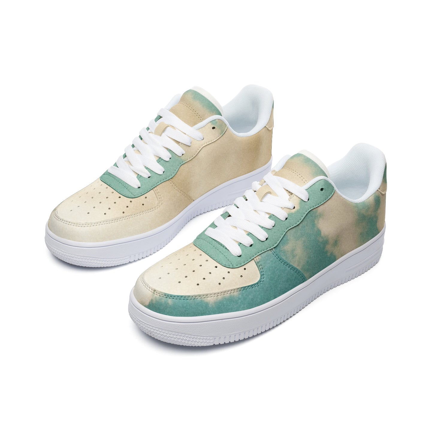 In The Clouds Unisex Low Top Leather Sneakers