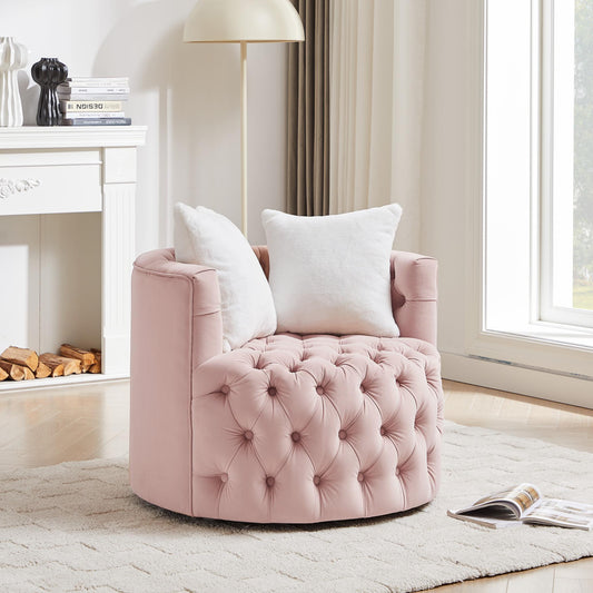 VersaSpin Velvet Elegance Chair - Blush
