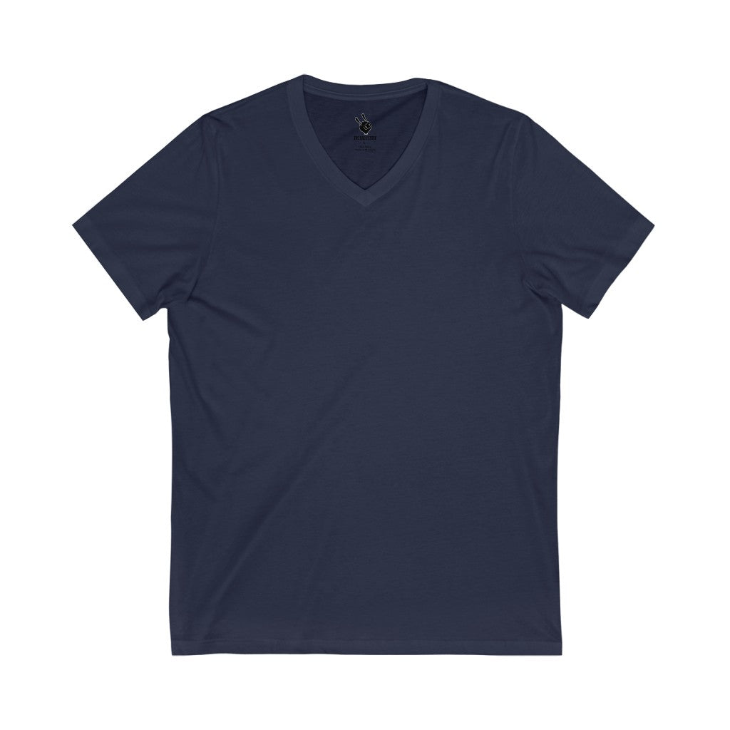 Simple Jersey Short Sleeve V-Neck Tee